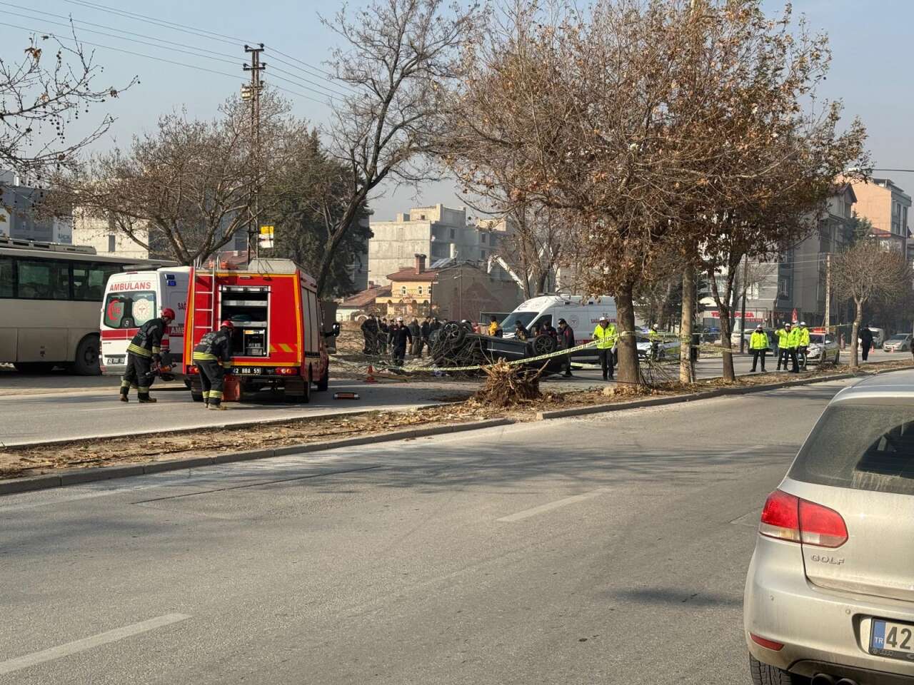 Konya’daki kazada can veren Abdurrahman Yüksel'e acı veda 9